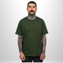Camiseta Básica Pionera Lisa Verde Militar