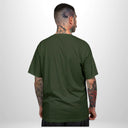 Camiseta Básica Pionera Lisa Verde Militar