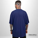 Camiseta Oversized Pionera Azul Marinho