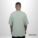 Camiseta Oversized Pionera Verde Claro