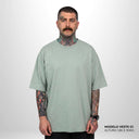 Camiseta Oversized Pionera Verde Claro
