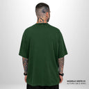 Camiseta Oversized Pionera Verde Militar