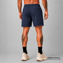 Shorts Masculino Poliamida com Zíper Azul Marinho
