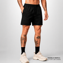 Shorts Masculino Poliamida com Zíper Preto