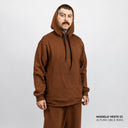 Moletom Canguru com Capuz Pionera Marrom