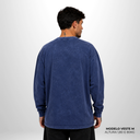 Camiseta Manga Longa Pionera Azul Estonado