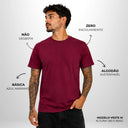 Camiseta Básica Pionera Bordô