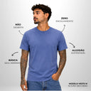 Camiseta Básica Pionera Azul Envelhecido