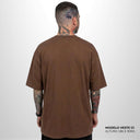 Camiseta Oversized Pionera Marrom