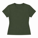 Baby Look Pionera Lisa Verde Militar