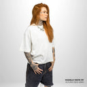 Camiseta Boxy Pionera Off White