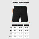 Shorts Masculino Poliamida com Zíper Cinza Claro