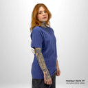 Camiseta Básica Pionera Azul Envelhecido