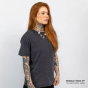 Camiseta Básica Pionera Cinza Envelhecido