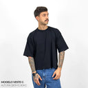 Camiseta Boxy Pionera Preto