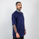 Camiseta Oversized Pionera Azul Estonado