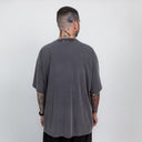 Camiseta Oversized Pionera Cinza Envelhecido