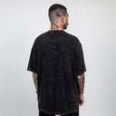 Camiseta Oversized Pionera Preto Estonado