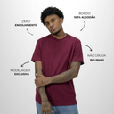 Camiseta Básica Pionera Bordô