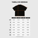 Camiseta Oversized Pionera Preto Estonado