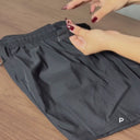 Shorts Masculino Poliamida com Zíper Preto