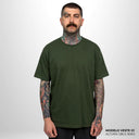 Camiseta Básica Pionera Lisa Verde Militar